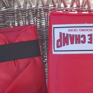Red The Champ Boxing Gear New